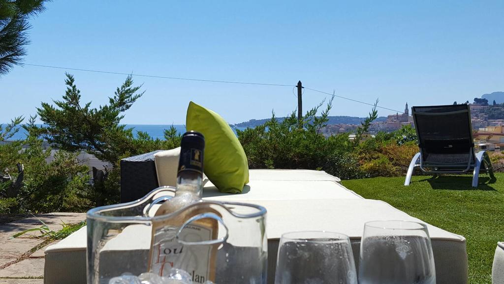 Cap Au Sud,Vue Panoramique Mer,Piscine Menton Ngoại thất bức ảnh