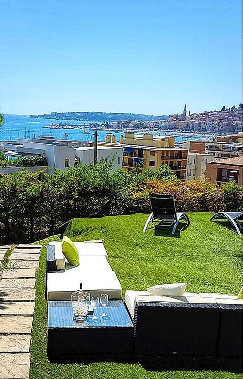 Cap Au Sud,Vue Panoramique Mer,Piscine Menton Ngoại thất bức ảnh