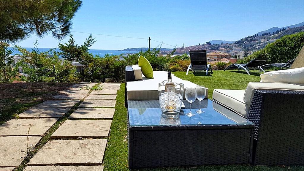 Cap Au Sud,Vue Panoramique Mer,Piscine Menton Ngoại thất bức ảnh